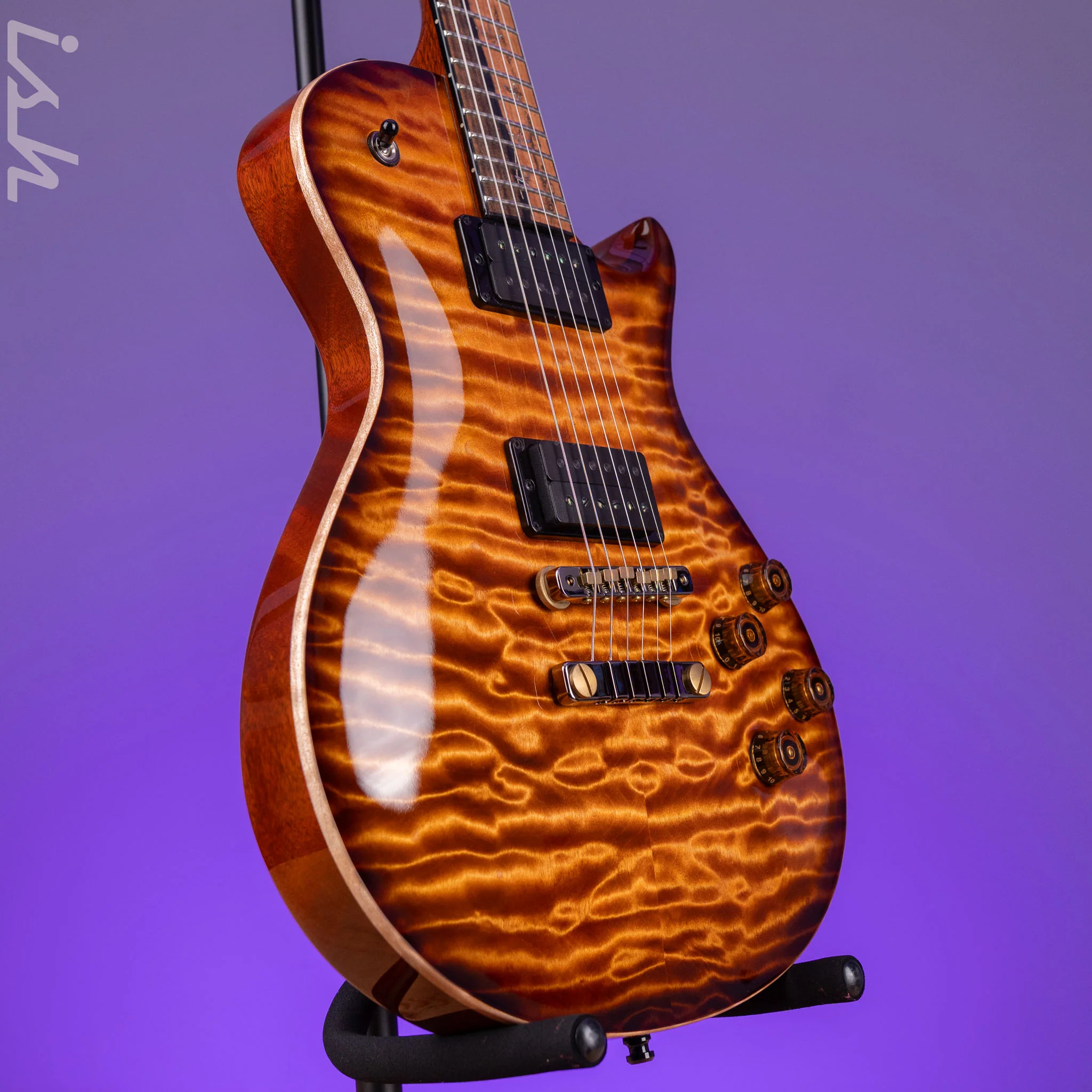 2017 PRS Private Stock Singlecut McCarty 594 Copperhead Smoked Burst - Image 3