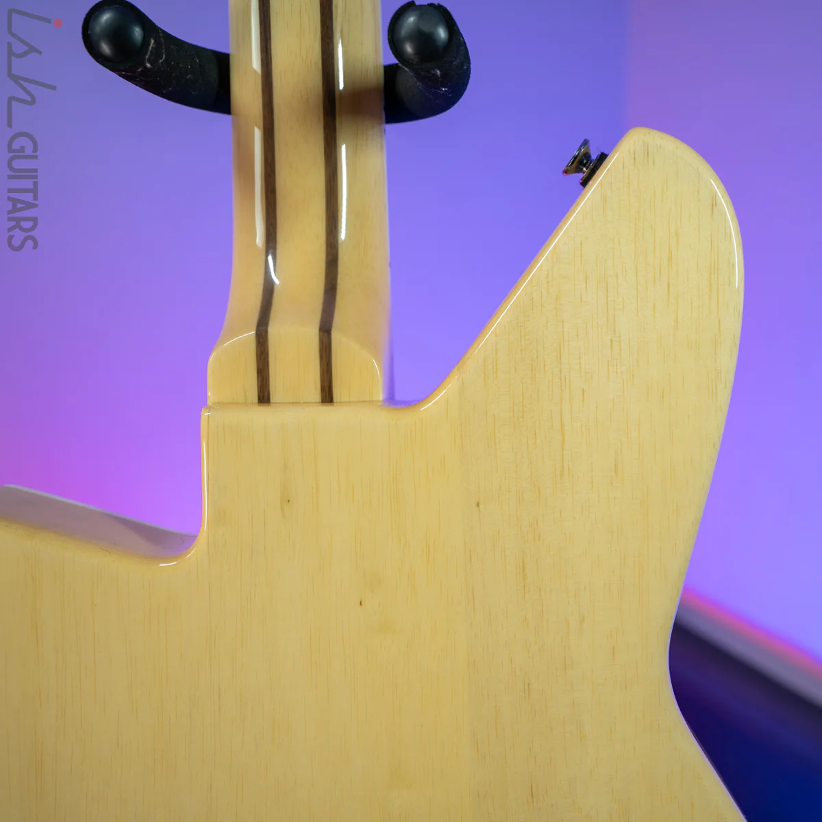 2017 Reverend Airwave 12 String Guitar Natural Teardrop Tuxedo Case - Image 14
