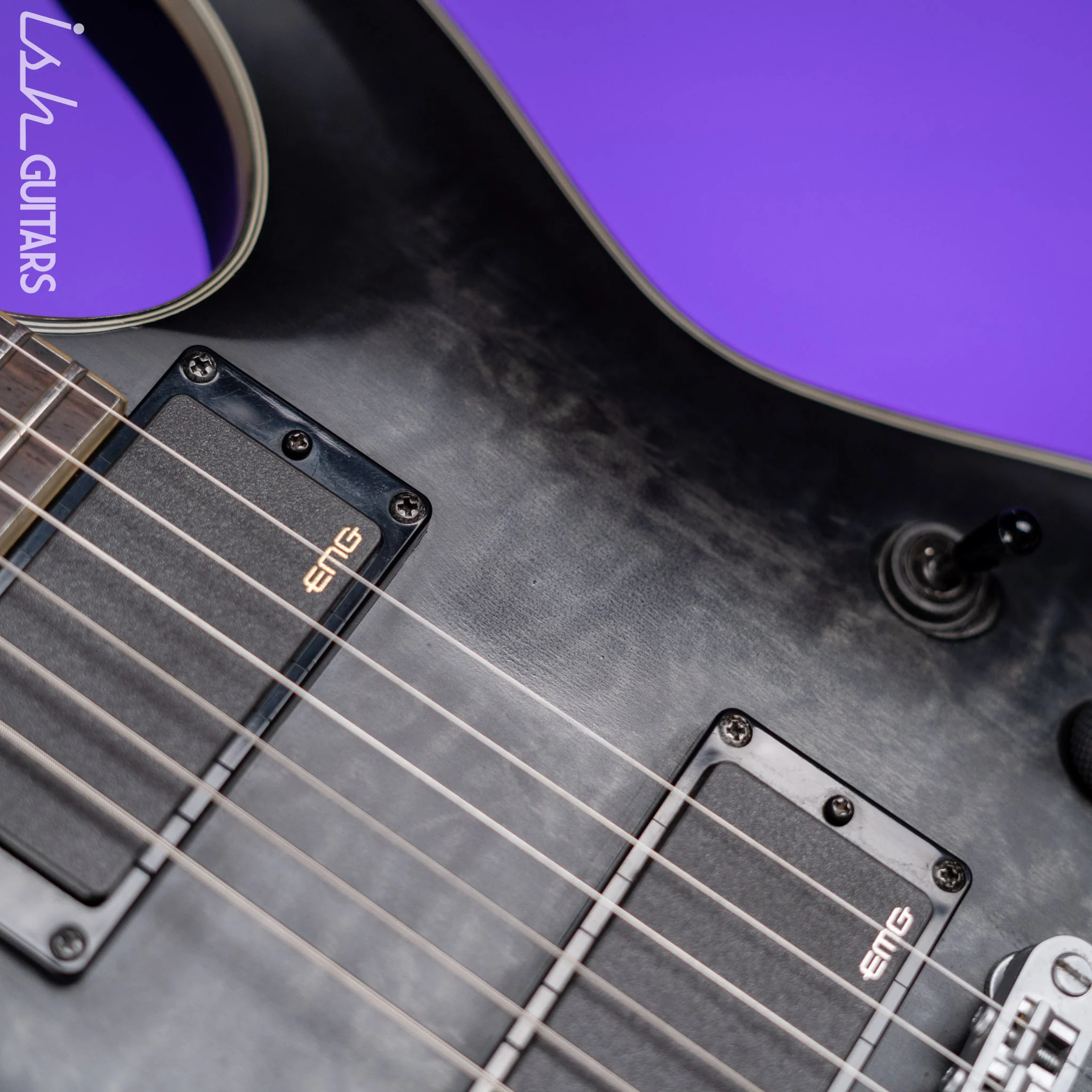 2017 Schecter C1 Platinum Satin Black Burst - Image 5