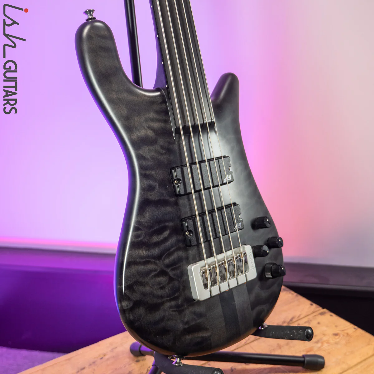 2017 Spector NS-5 Fretless Black - Image 5