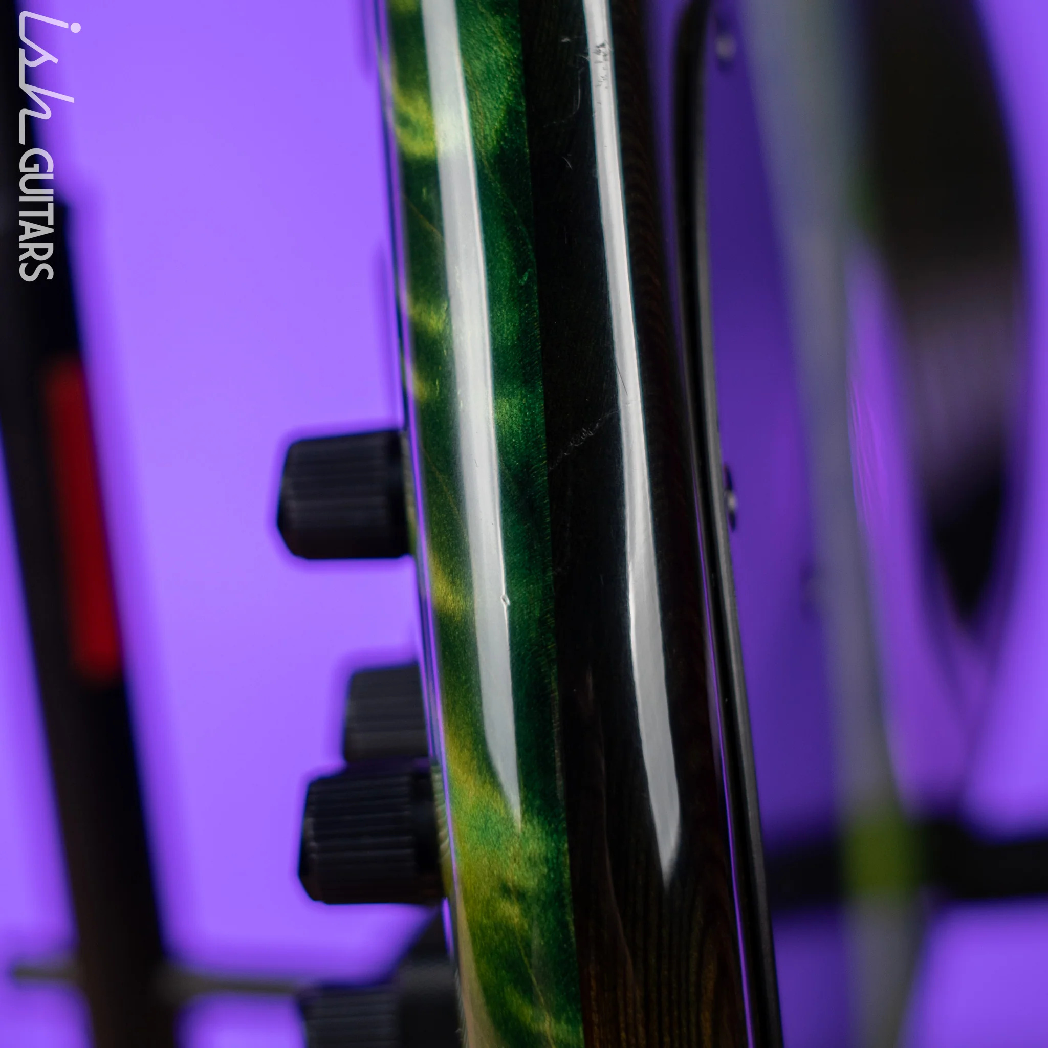 2017 Spector USA NS-4 Custom Algae Green Helium Redwood - Image 14