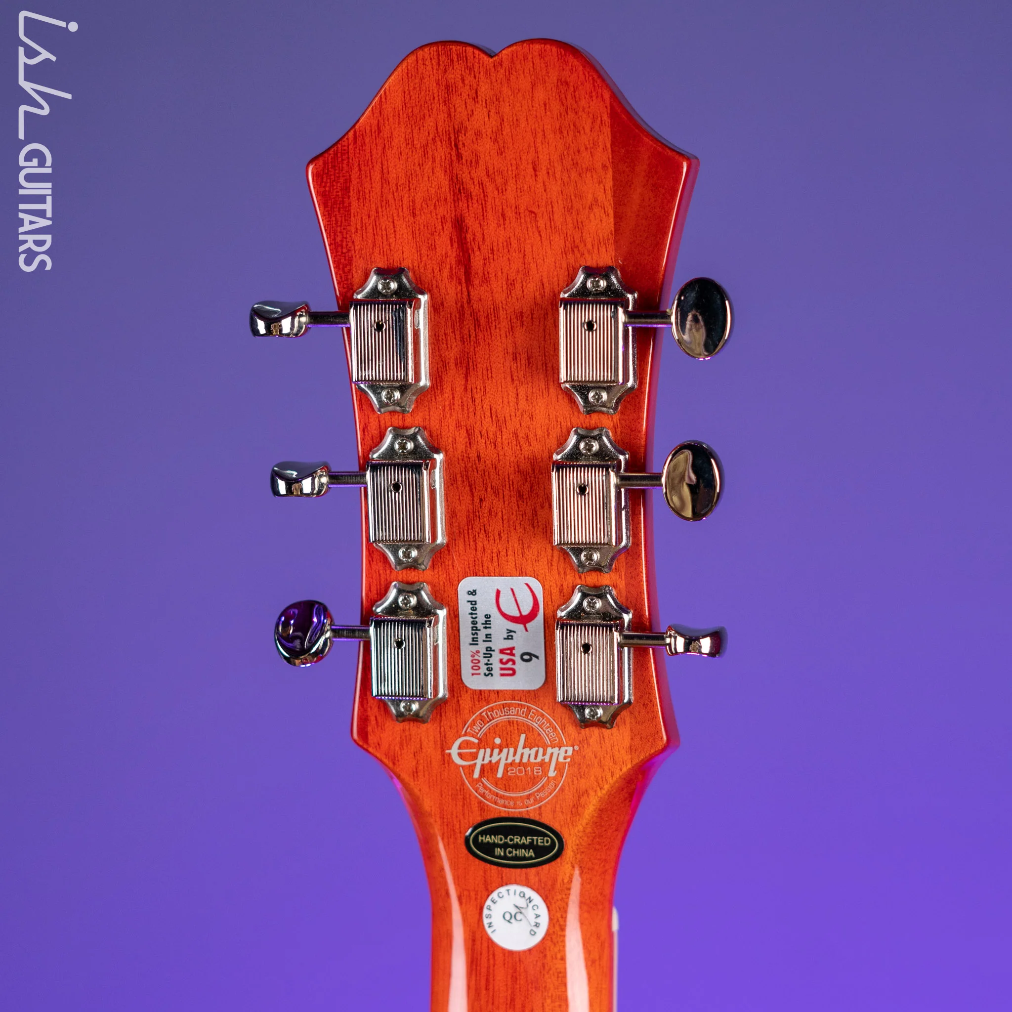 2018 Epiphone Casino Worn Sunrise Orange - Image 10