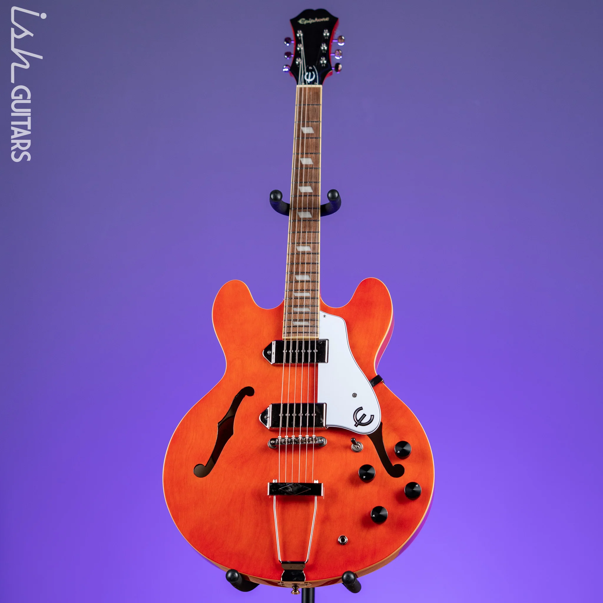 2018 Epiphone Casino Worn Sunrise Orange - Image 2
