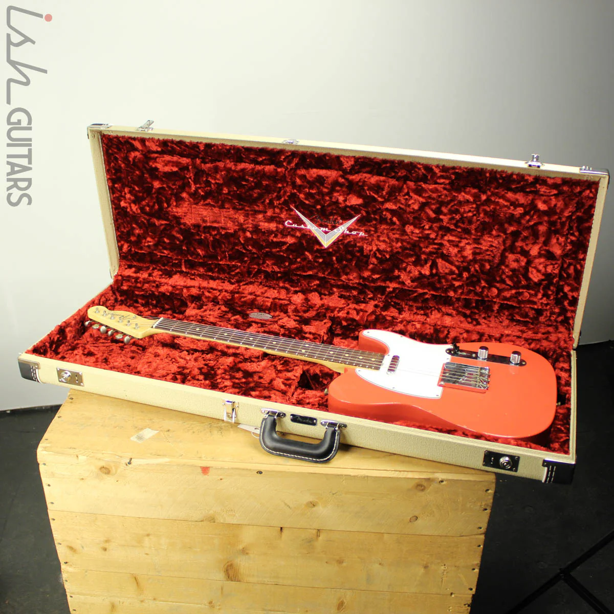 2018 Fender Custom Shop 1963 Telecaster Journeyman Fiesta Red Relic - Image 15
