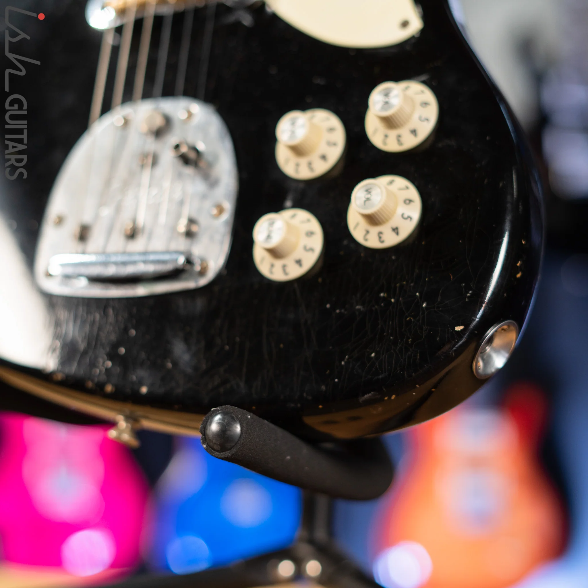 2018 Fender Tuxedo Jazzmaster Journeyman Special Edition NAMM Tuxedo Black - Image 5