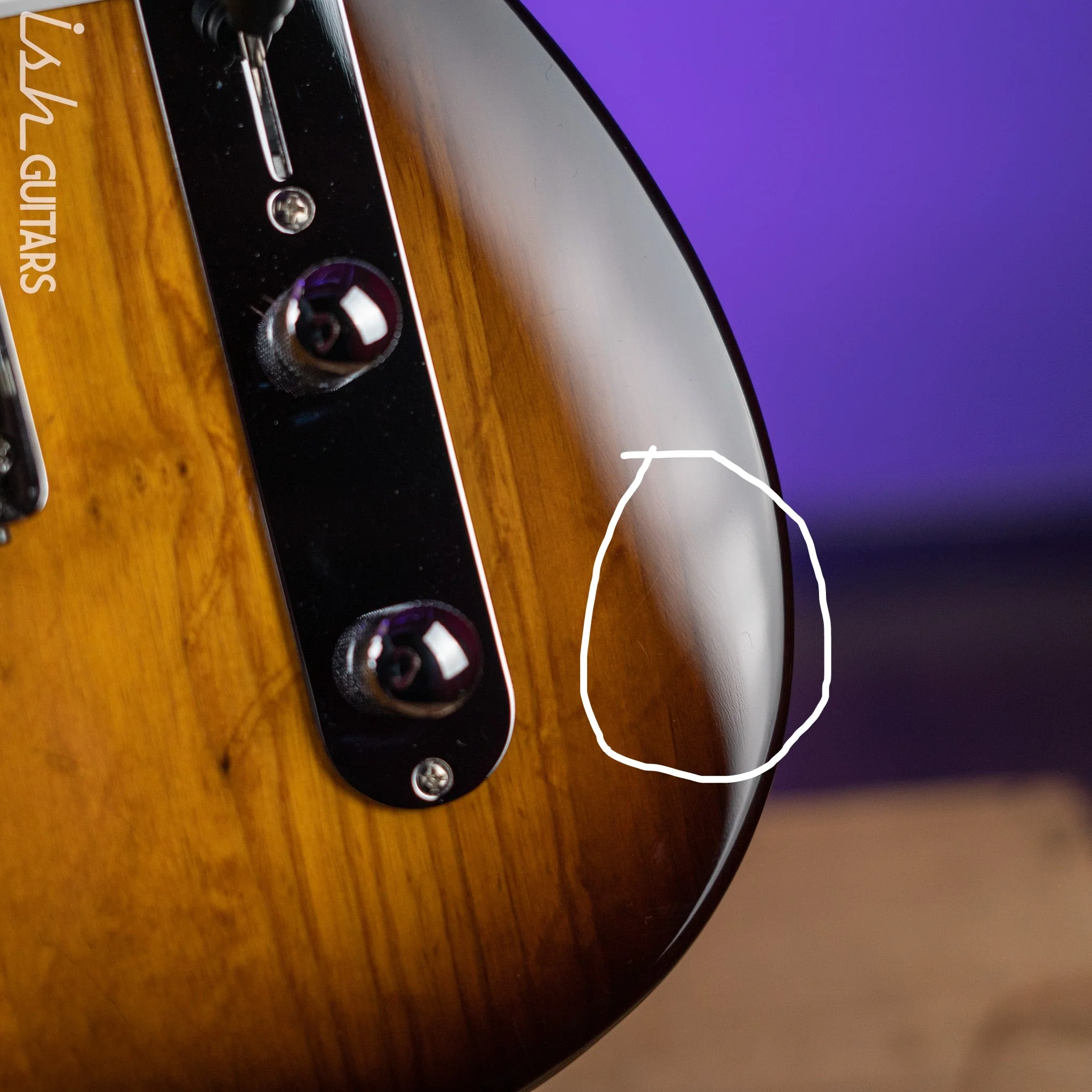 2018 G&L ASAT Classic Sunburst - Image 6