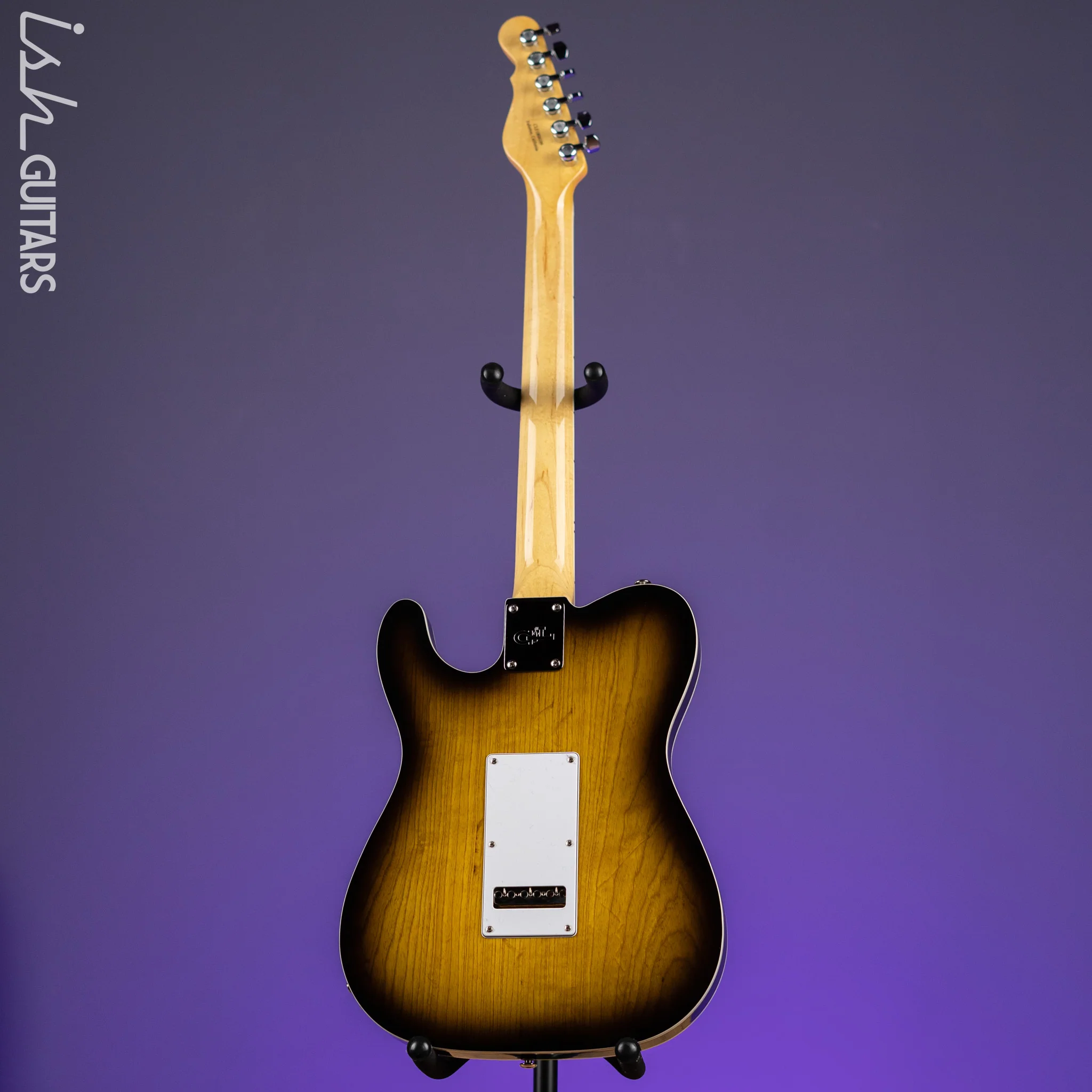 2018 G&L ASAT Z-3 Semi-Hollow 2-Tone Sunburst - Image 7