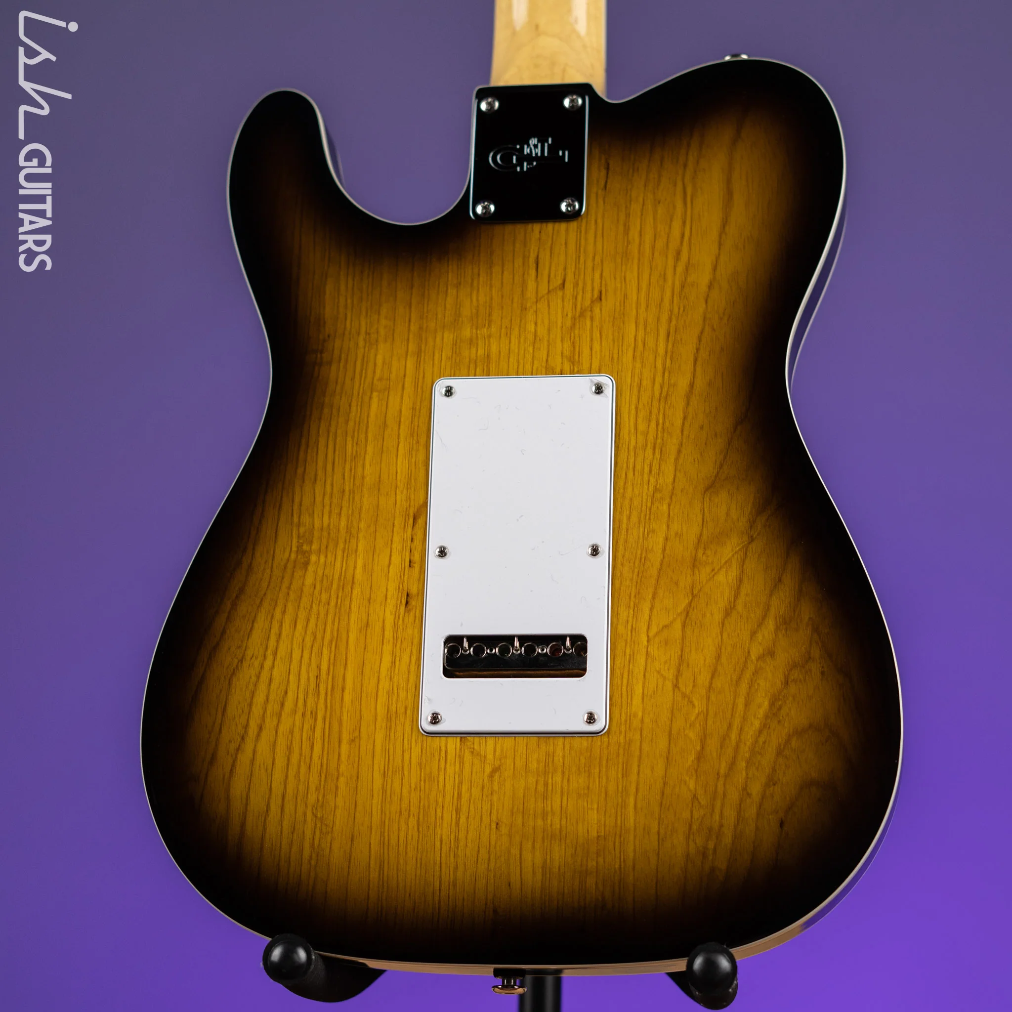 2018 G&L ASAT Z-3 Semi-Hollow 2-Tone Sunburst - Image 8