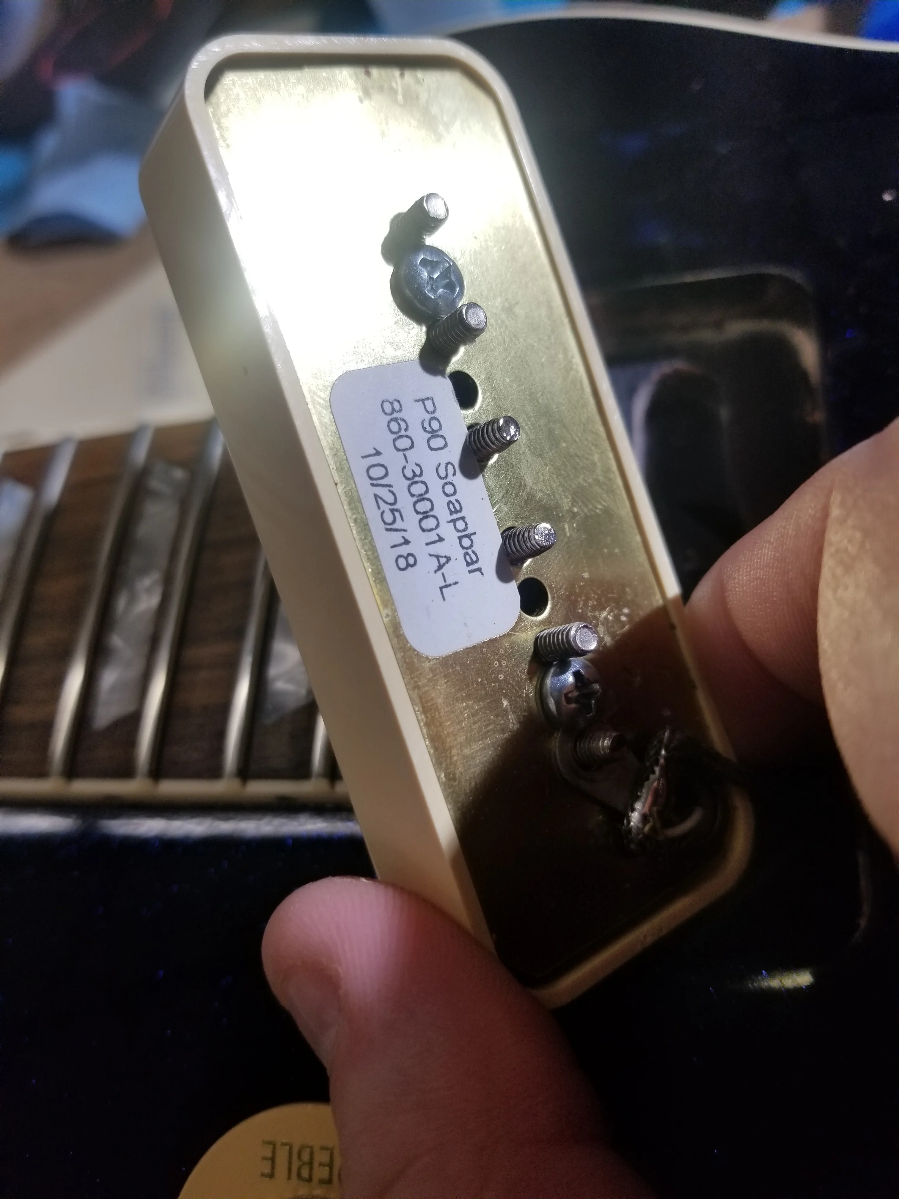 2018 Gibson Les Paul Custom Shop Standard P-90 Brunswick Blue Sparkle - Image 20