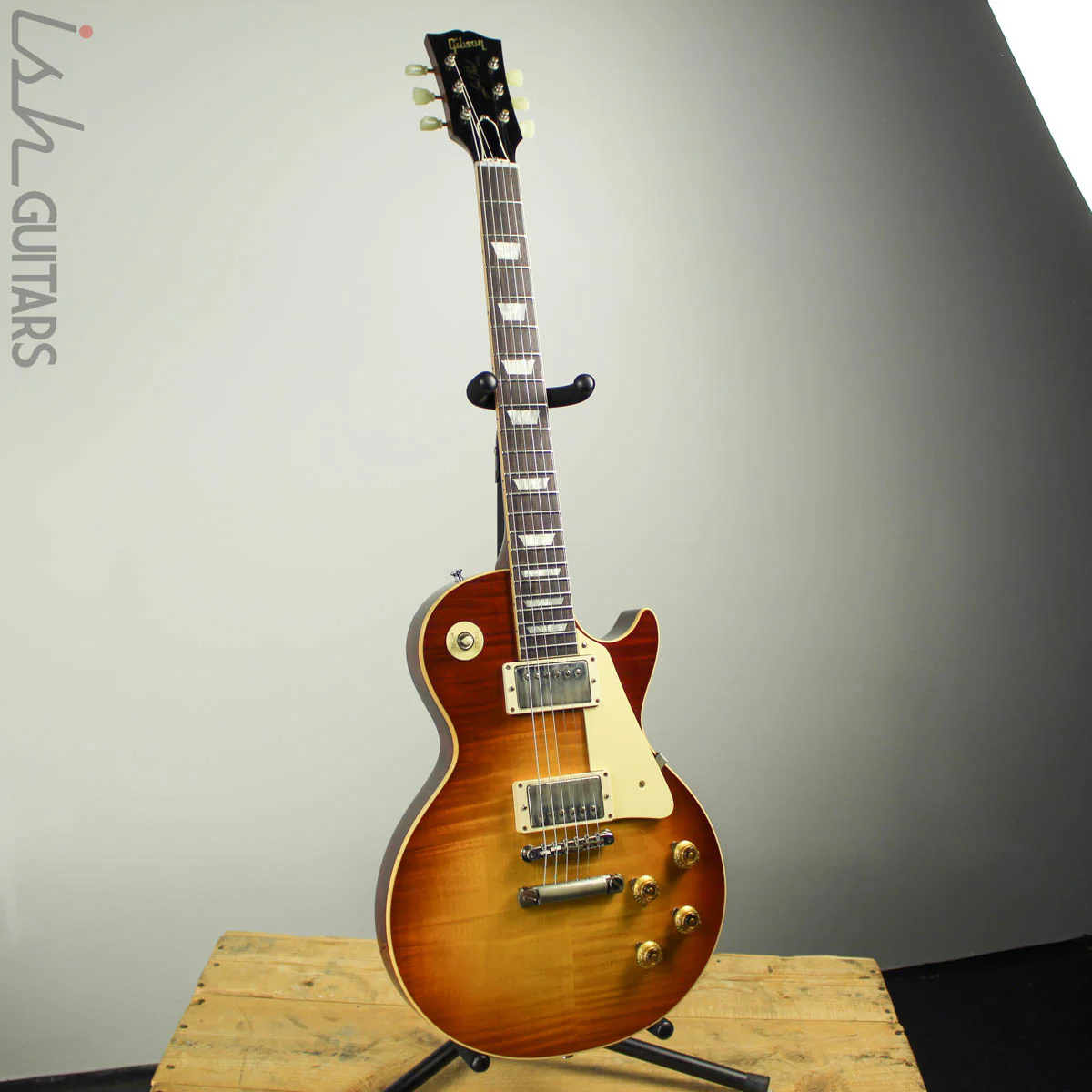 2018 Gibson Custom '59 Les Paul Standard Figured Red Sky Fade VOS - Image 2