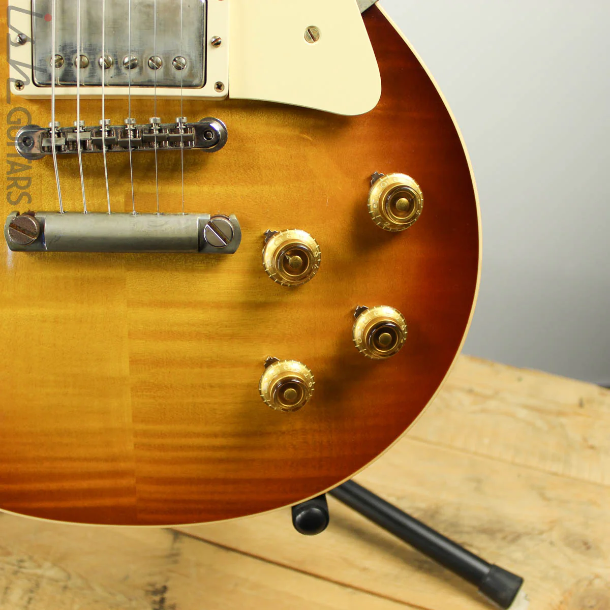 2018 Gibson Custom '59 Les Paul Standard Figured Red Sky Fade VOS - Image 3