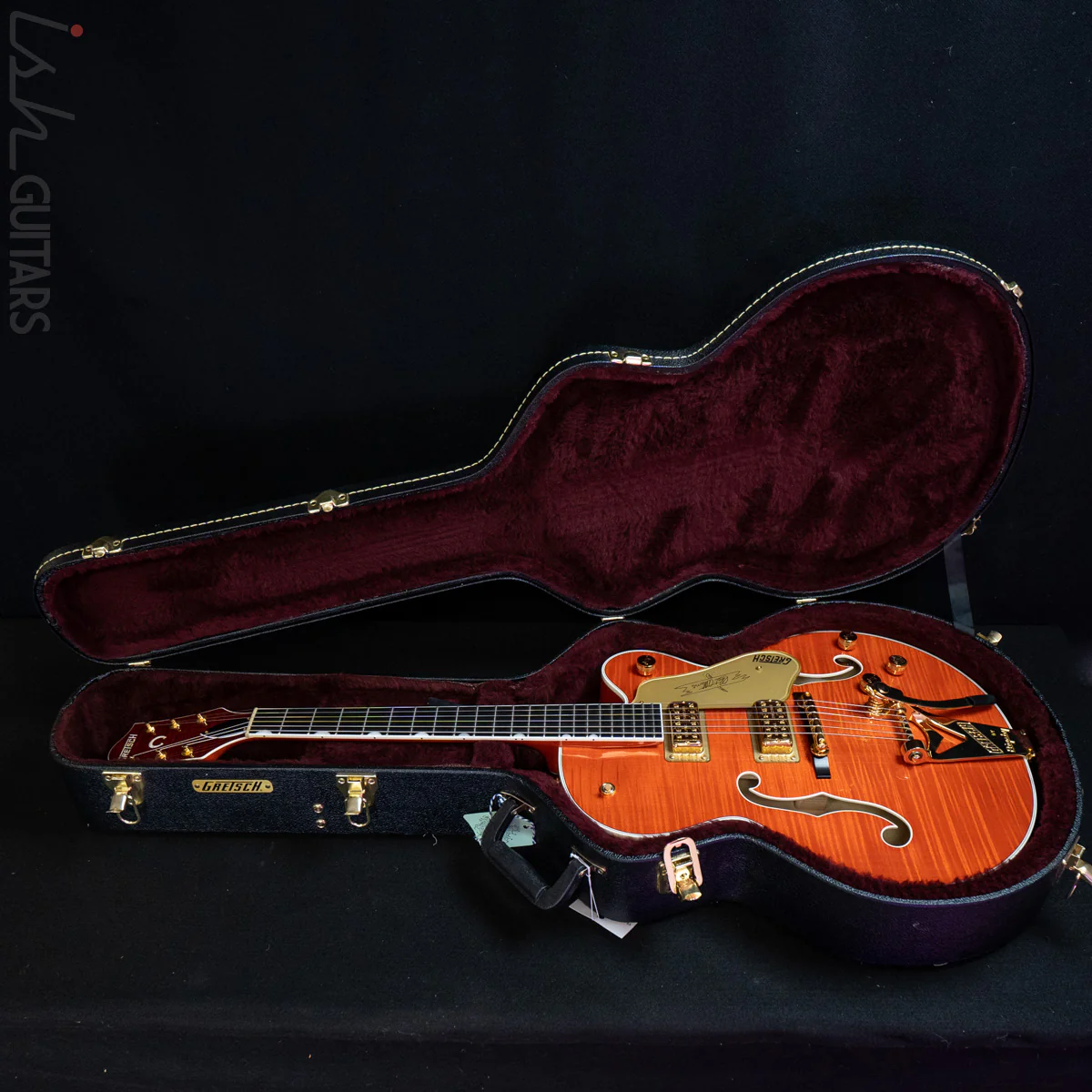2018 Gretsch G6120TFM Nashville Chet Atkins Orange Stain - Image 14
