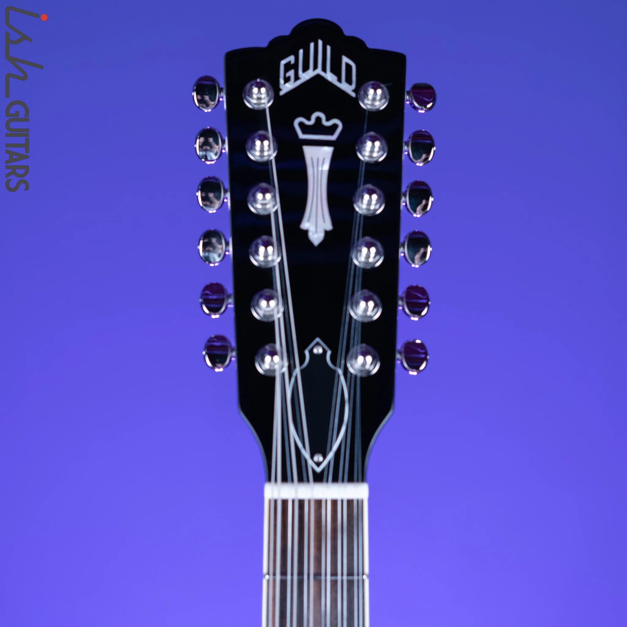 2018 Guild Starfire IV ST-12 12-String Semi-Hollow Shoreline Mist - Image 5