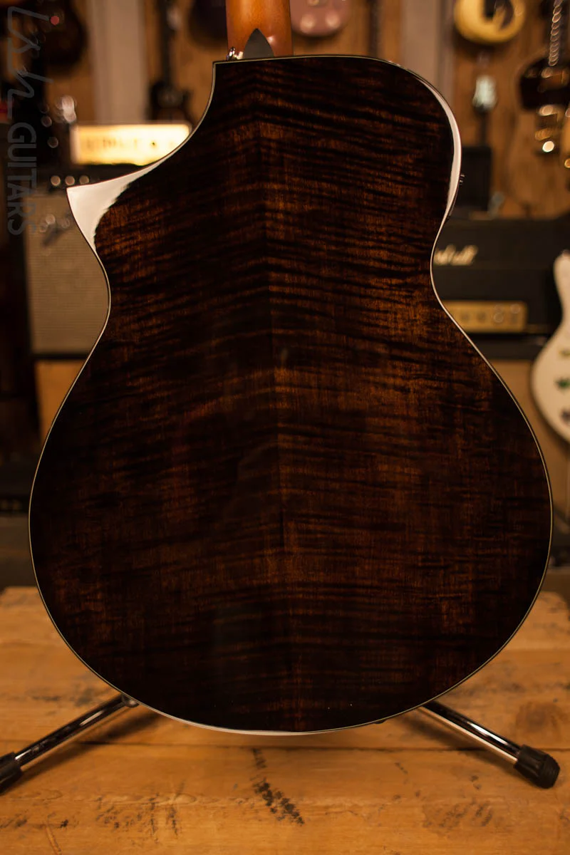 2018 Ibanez Artwood AEWC4012FM Tiger Burst Hi Gloss 12 String Acoustic - Image 7