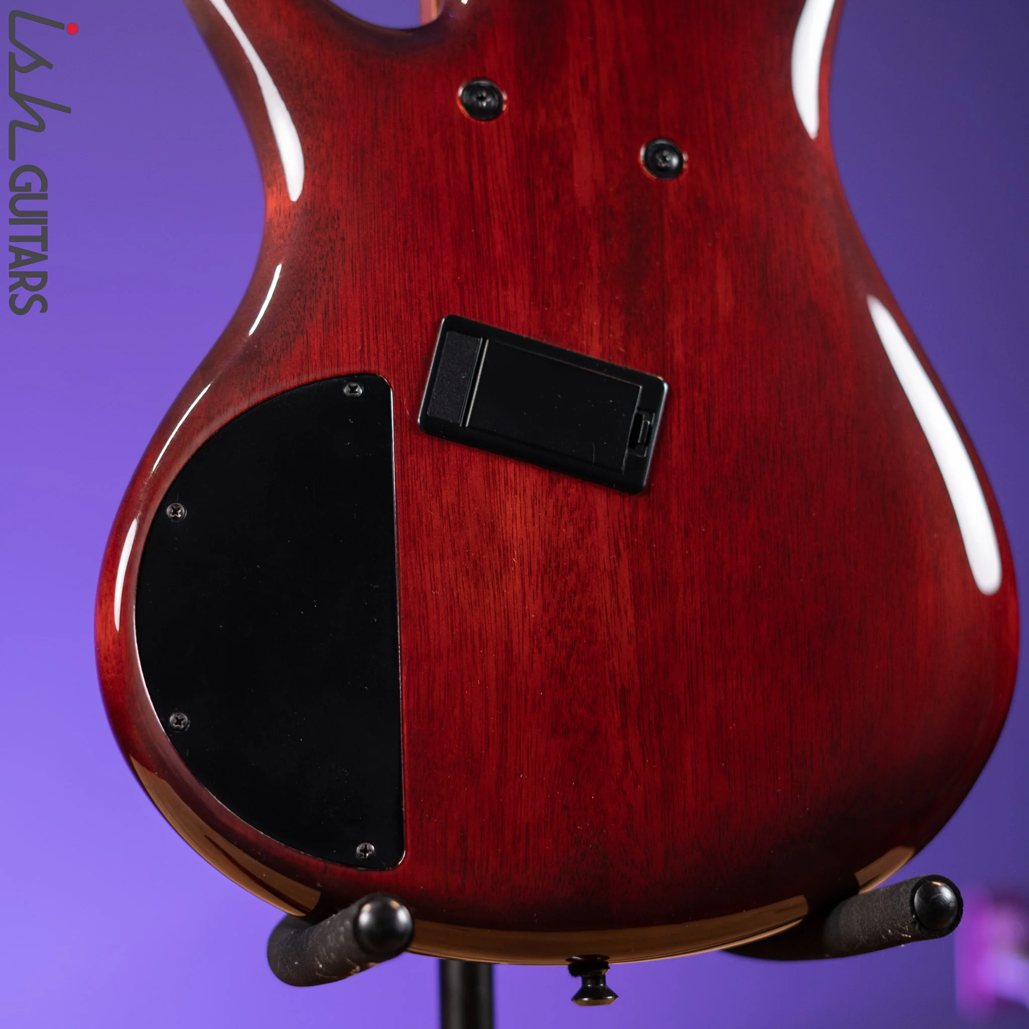 2018 Ibanez Bass Workshop SRMS806 Multi-Scale 6-String Bass Brown Topaz Burst Gloss - Image 12
