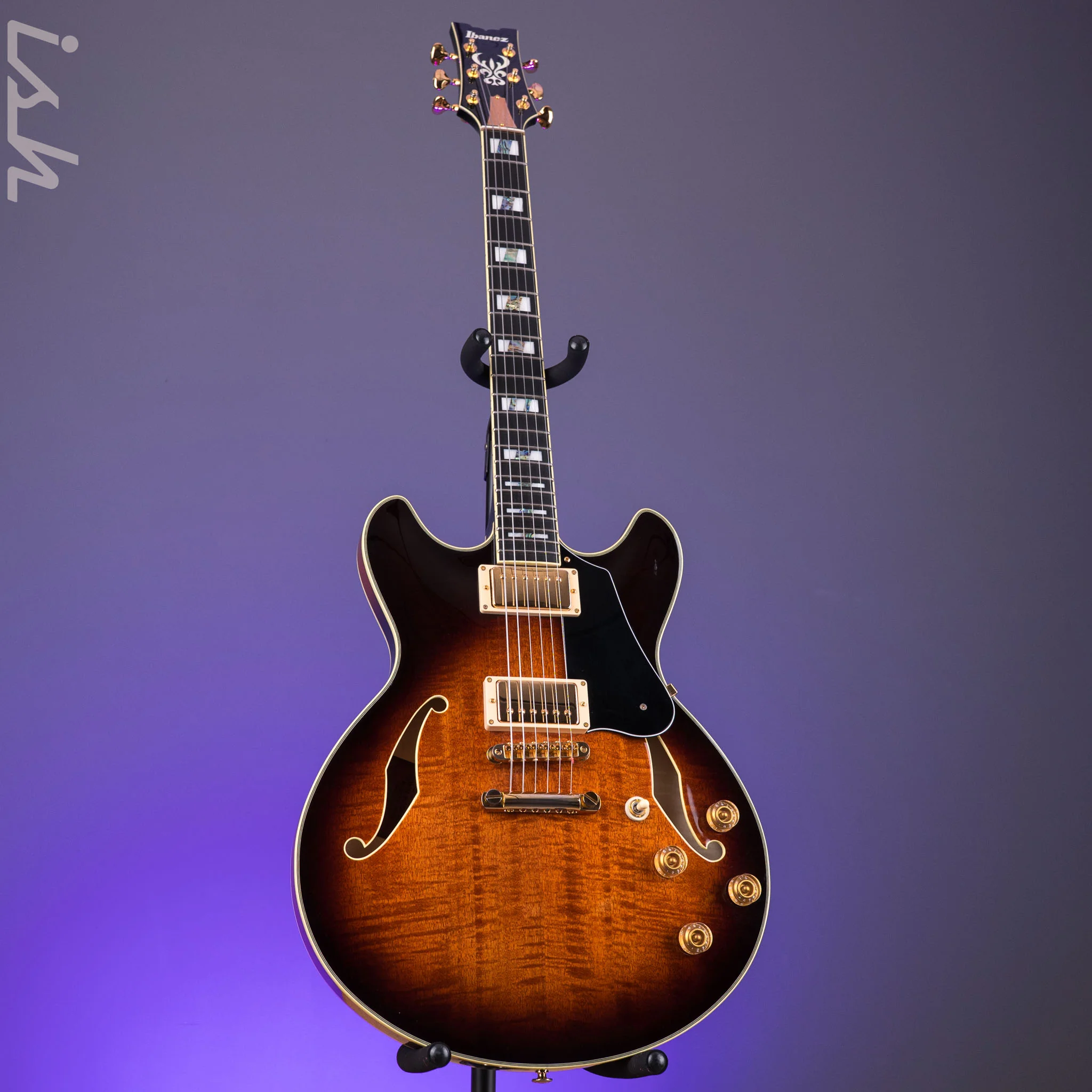 2018 Ibanez John Scofield JSM100 Vintage Burst - Image 2