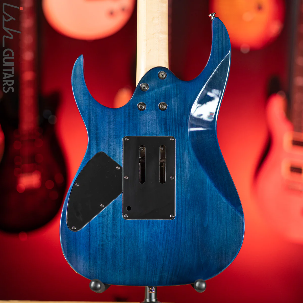 2018 Ibanez RG4EXFM1 Transparent Blue - Image 10
