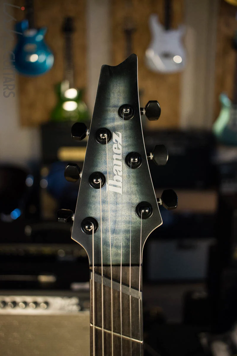 2018 Ibanez RGD RGDIM6FM Iron Label Multi-Scale Cerulean Blue - Image 5