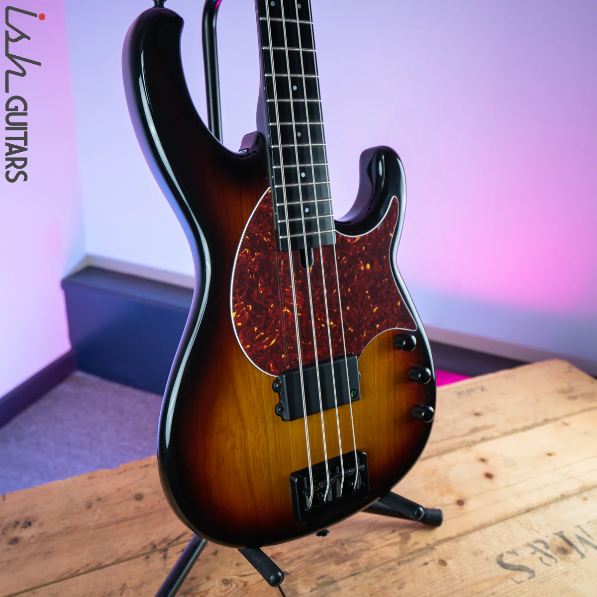 2018 Modulus Funk Unlimited 4 RevOlite Flea Bass 3 Tone Sunburst - Image 5