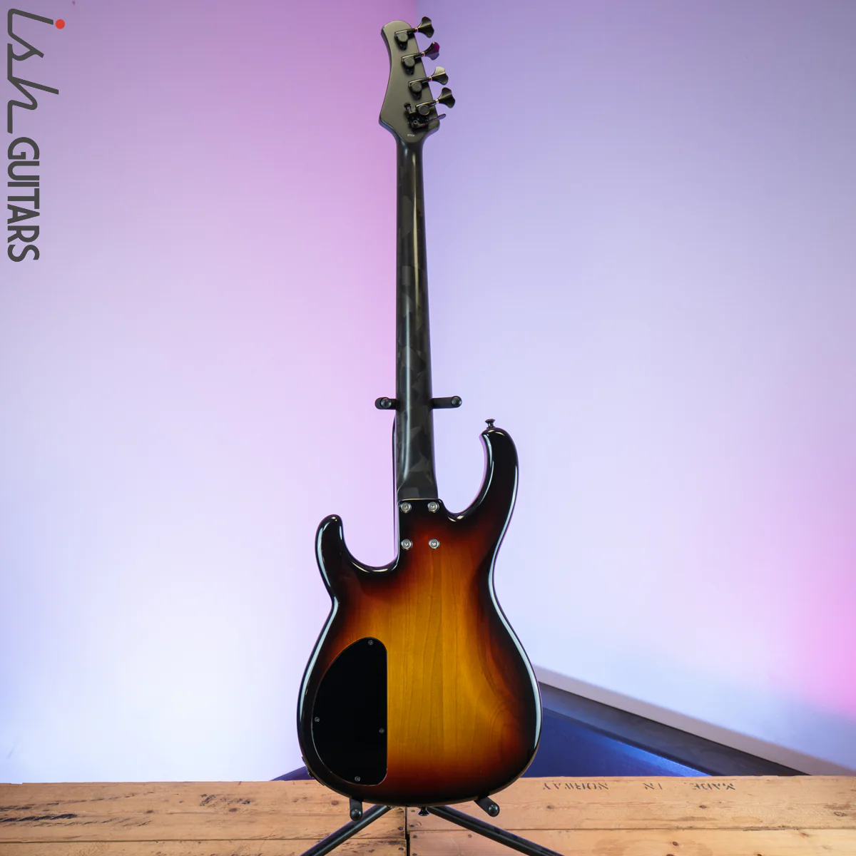 2018 Modulus Funk Unlimited 4 RevOlite Flea Bass 3 Tone Sunburst - Image 7