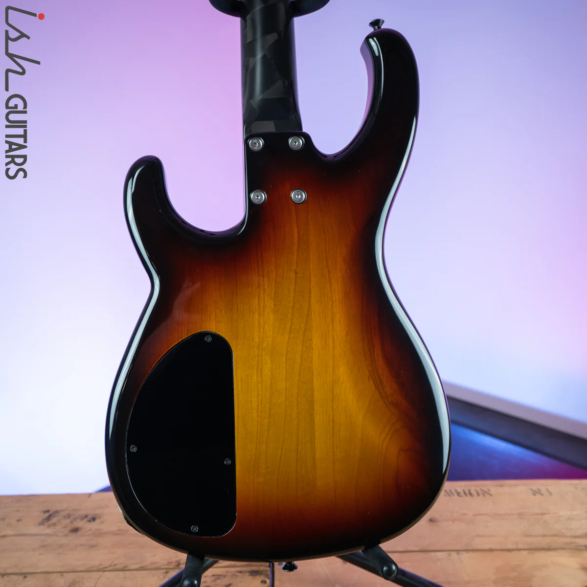 2018 Modulus Funk Unlimited 4 RevOlite Flea Bass 3 Tone Sunburst - Image 9
