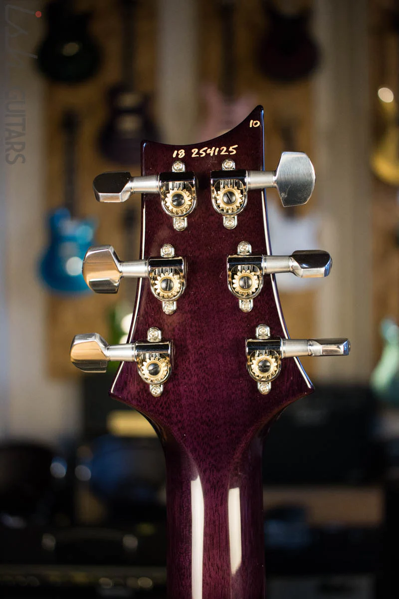 2018 Paul Reed Smith Custom 24 10 Top Custom Color Aquabluex Purple Burst - Image 6
