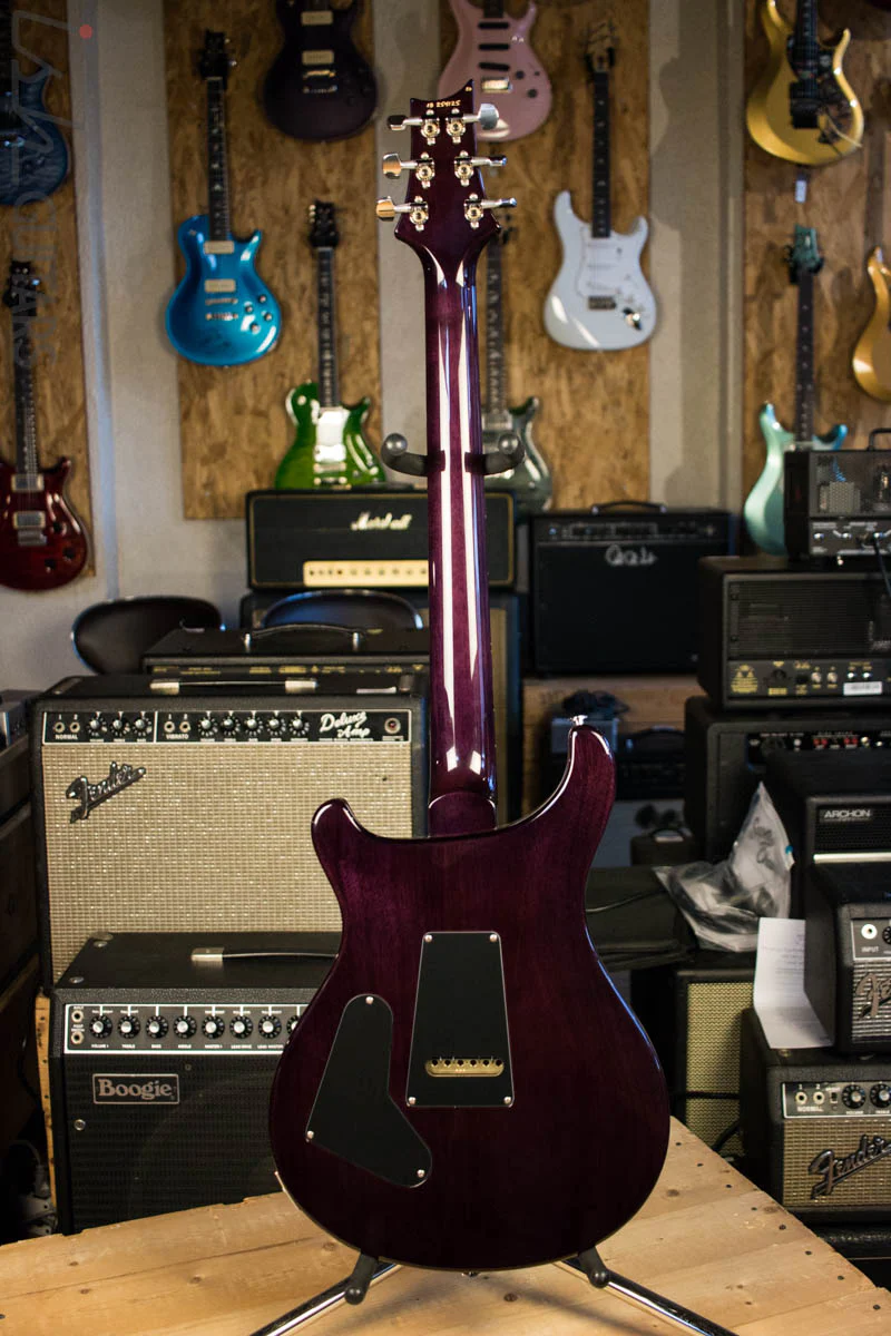 2018 Paul Reed Smith Custom 24 10 Top Custom Color Aquabluex Purple Burst - Image 8