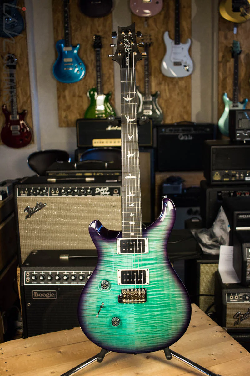 2018 Paul Reed Smith Custom 24 Lefty 10 Top Custom Color w/ Matching Flamed Neck - Image 2