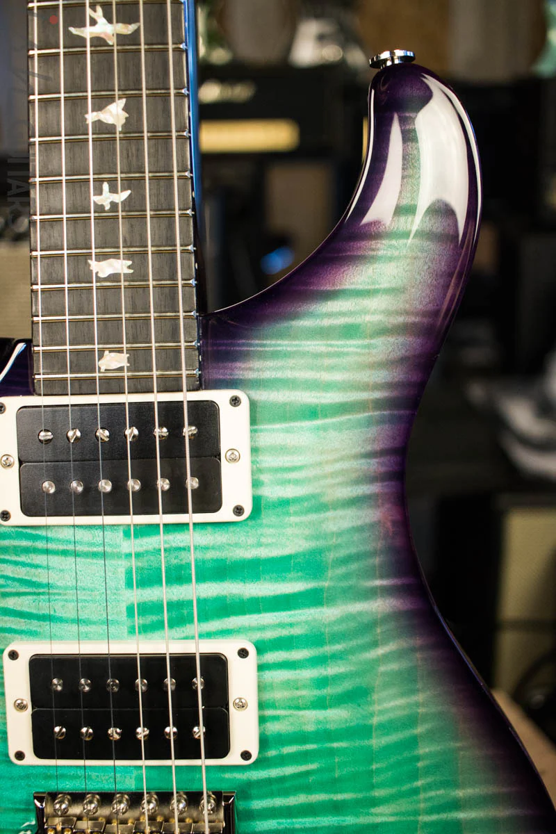 2018 Paul Reed Smith Custom 24 Lefty 10 Top Custom Color w/ Matching Flamed Neck - Image 3
