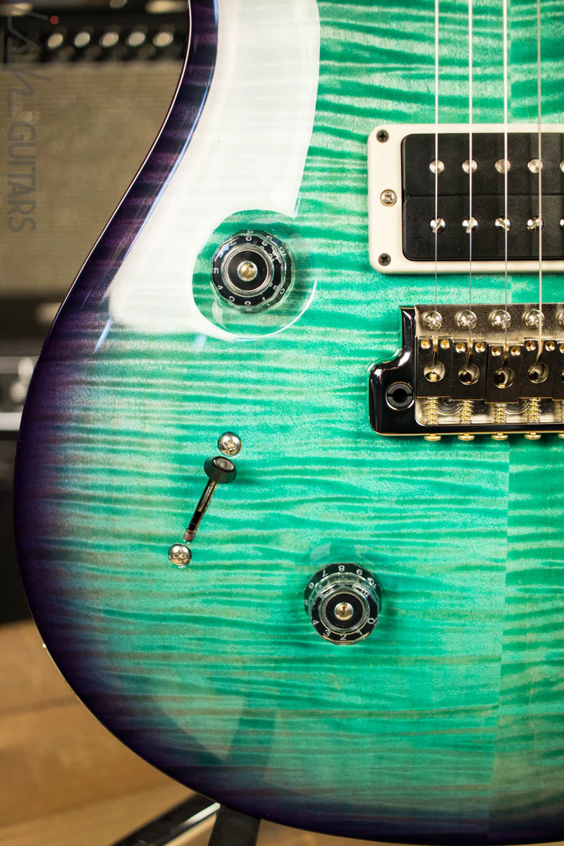 2018 Paul Reed Smith Custom 24 Lefty 10 Top Custom Color w/ Matching Flamed Neck - Image 4