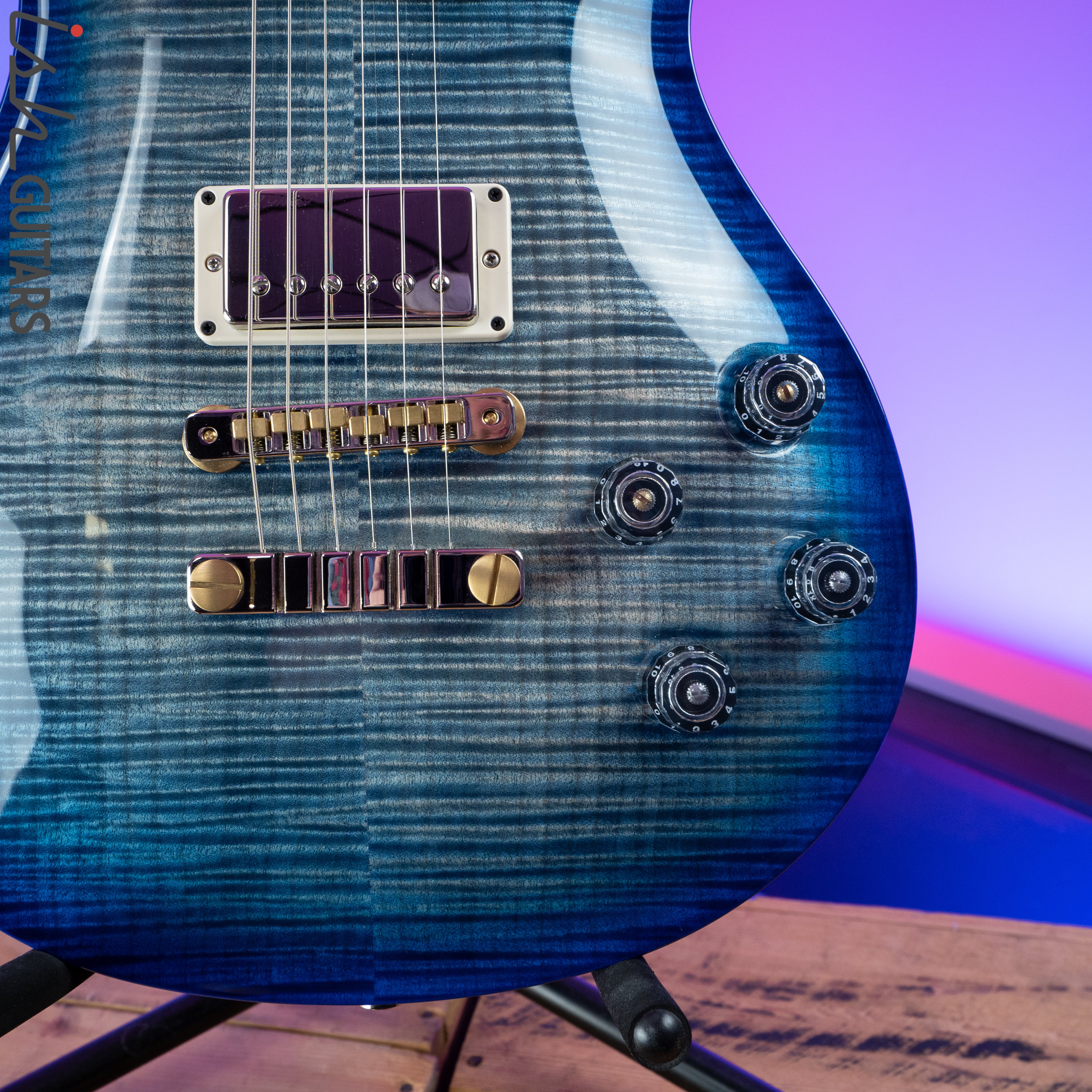 2018 Paul Reed Smith McCarty 594 10 Top Custom Color Faded Blue Burst - Image 4