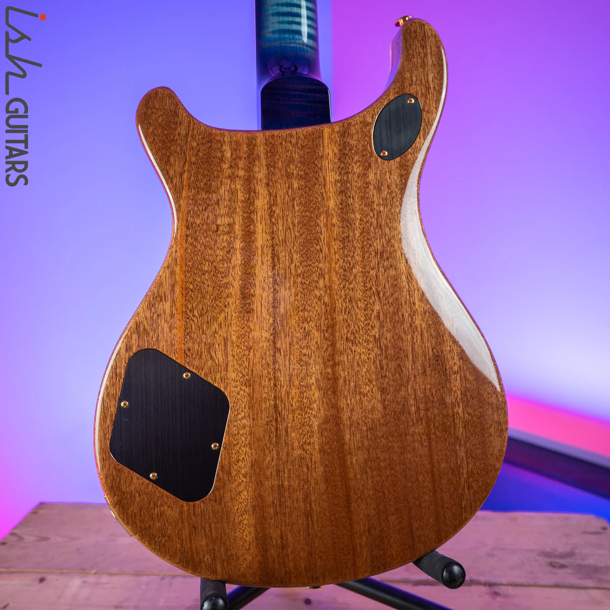 2018 PRS Wood Library McCarty 594 Semi Hollow 10 Top Aquableux Purpleburst - Image 8