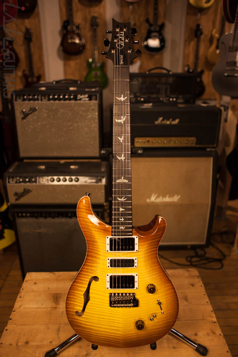 2018 Paul Reed Smith Special 22 Semi Hollow Wood Library Livingston Lemondrop - Image 2