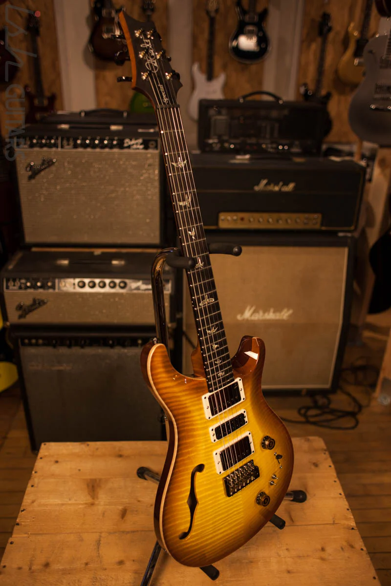 2018 Paul Reed Smith Special 22 Semi Hollow Wood Library Livingston Lemondrop - Image 9