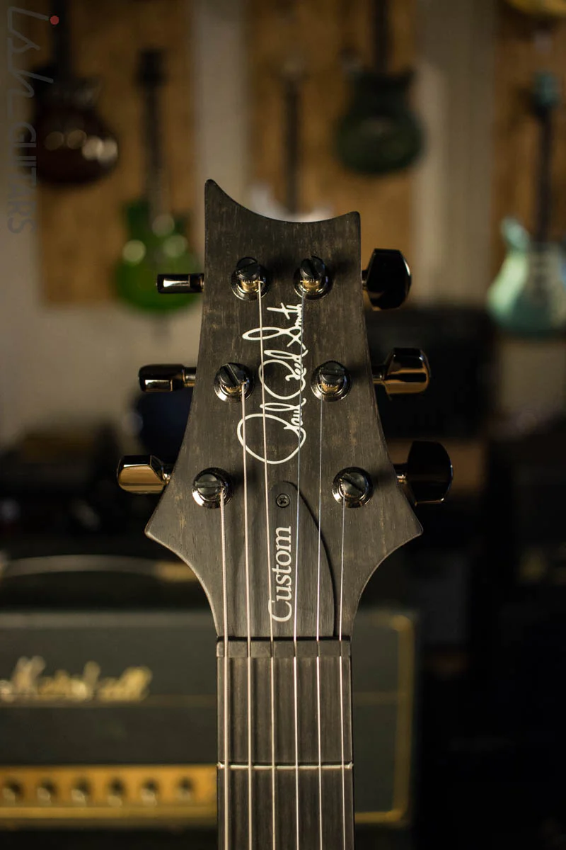 2018 Paul Reed Smith Wood Library Custom 24-08 Gray Black Fade Quilted Maple Top Korina Body and Neck - Image 5