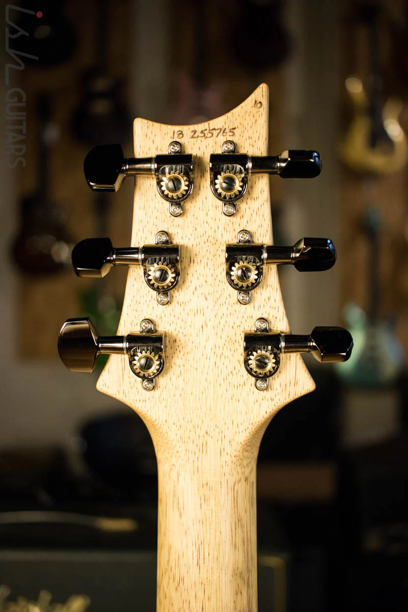 2018 Paul Reed Smith Wood Library Custom 24-08 Gray Black Fade Quilted Maple Top Korina Body and Neck - Image 9