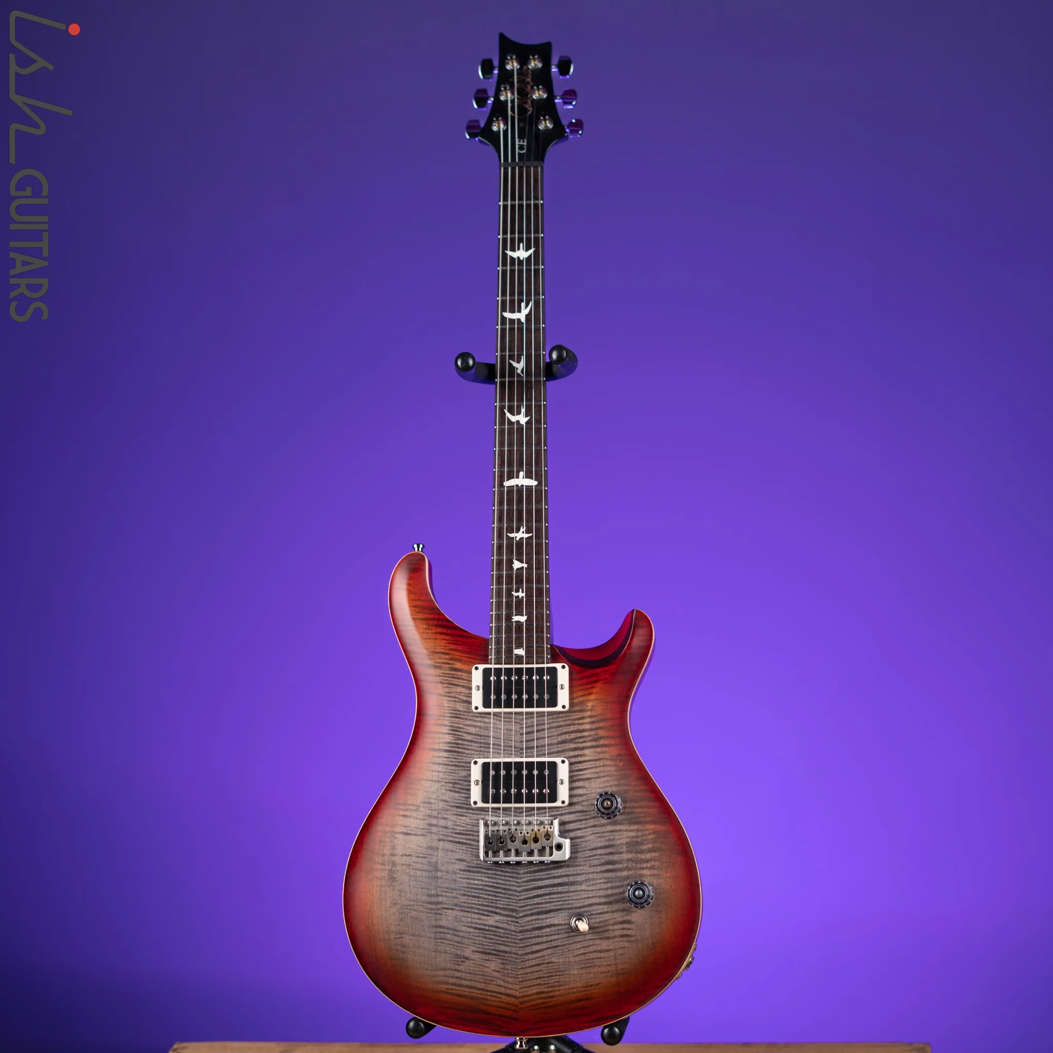 2018 PRS CE 24 Charcoal Cherry Burst - Sweetwater Exclusive - Image 2