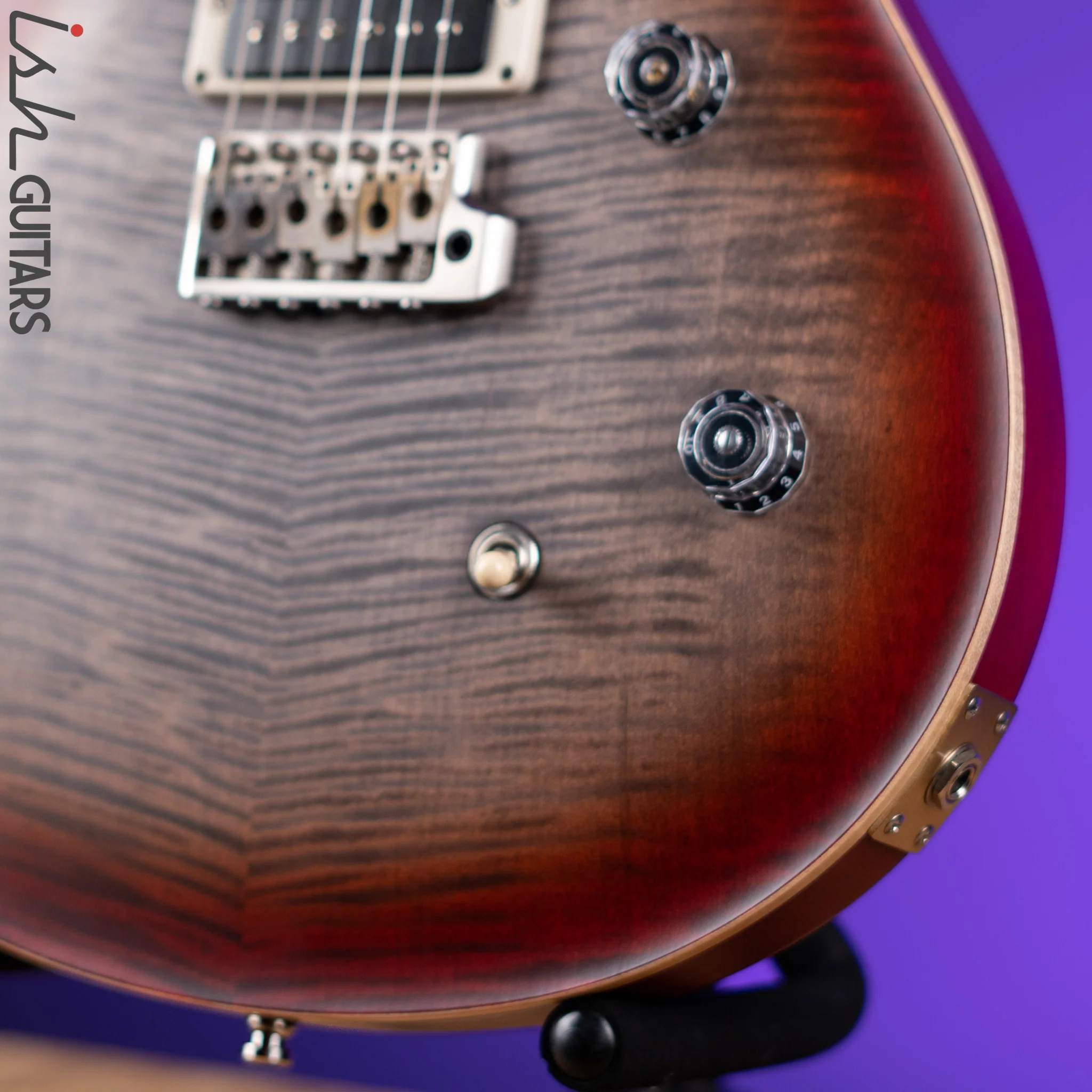 2018 PRS CE 24 Charcoal Cherry Burst - Sweetwater Exclusive - Image 4