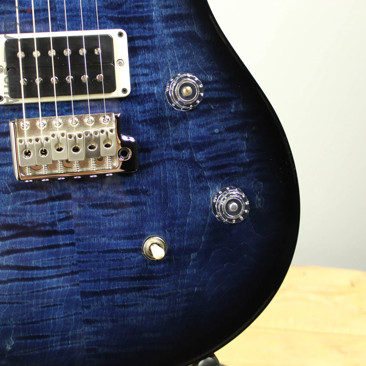 2018 PRS Paul Reed Smith CE 24 Bolt-on Custom Color Whale Blue Smokewrap - Image 3