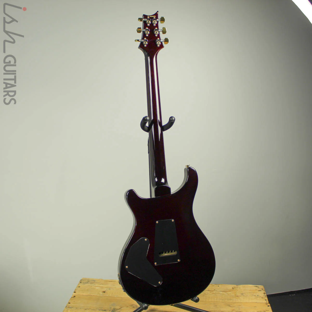 2018 PRS Paul Reed Smith Custom 24 Piezo 10 Top Dark Cherry Wrap Burst Custom Color - Image 8