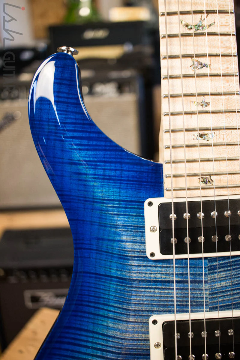 2018 PRS Custom 24 Floyd Artist Package Blue Burst Flamed Maple Fretboard - Image 3