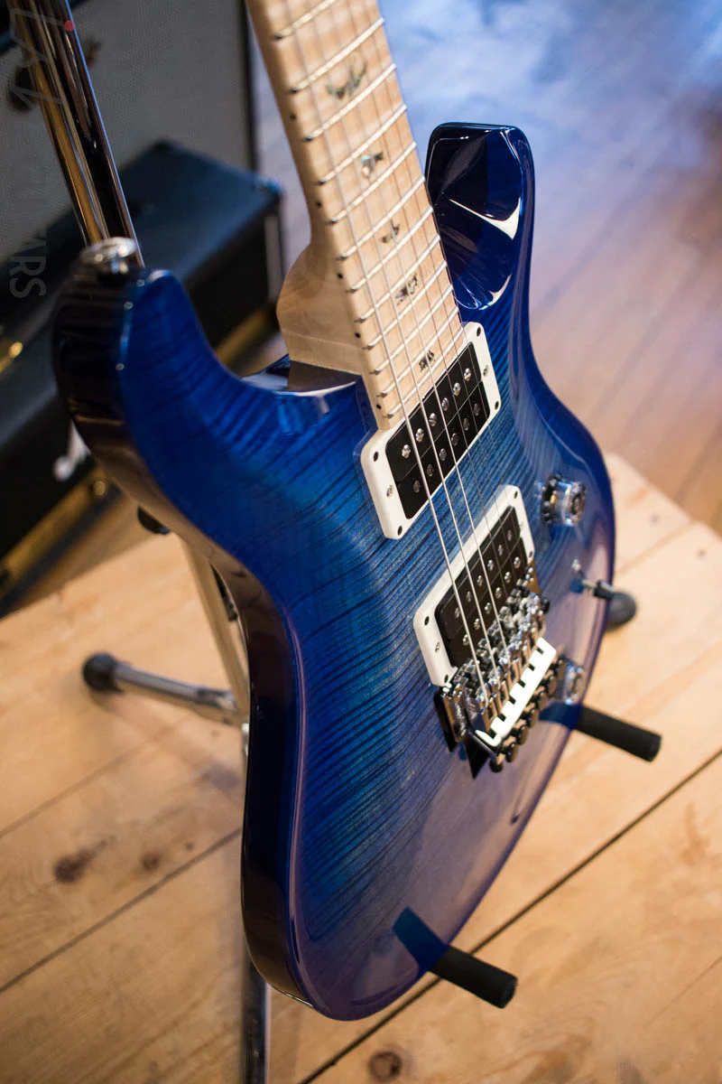 2018 PRS Custom 24 Floyd Artist Package Blue Burst Flamed Maple Fretboard - Image 6