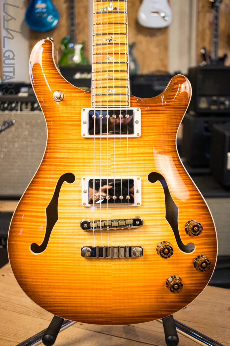 2018 PRS Experience McCarty 594 Hollowbody II Citrine Glow
