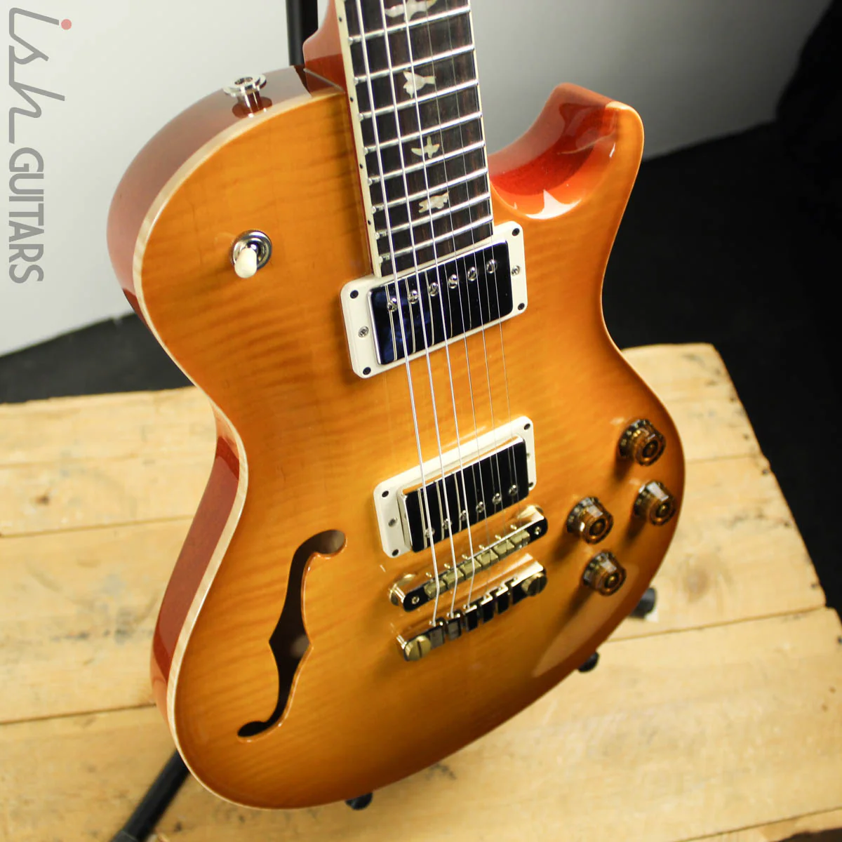 2018 PRS Experience McCarty 594 Singlecut Semi-Hollow Limited McCarty Sunburst - Image 8