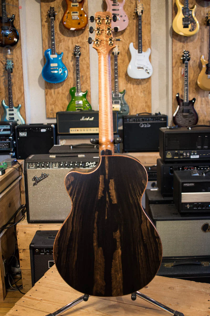2018 PRS Experience Private Stock Angelus Acoustic Electric Torrifed and Ebony - Image 8