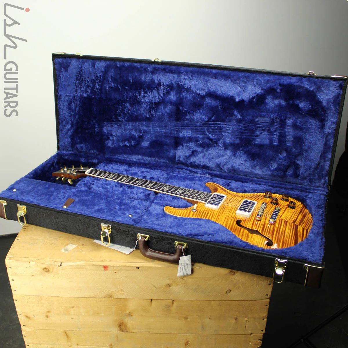 2018 PRS McCarty 594 Wood Library Semi-Hollow 10 Top Yellow Tiger - Image 15