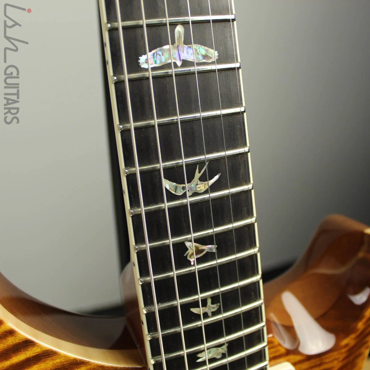 2018 PRS McCarty 594 Wood Library Semi-Hollow 10 Top Yellow Tiger - Image 8