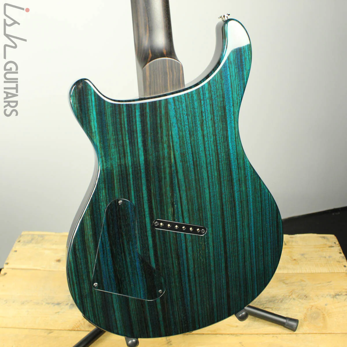 2018 PRS Paul Reed Smith Private Stock Custom 24 Multi Scale Zebrawood Dark Blue Glow Smoked Burst - Image 10