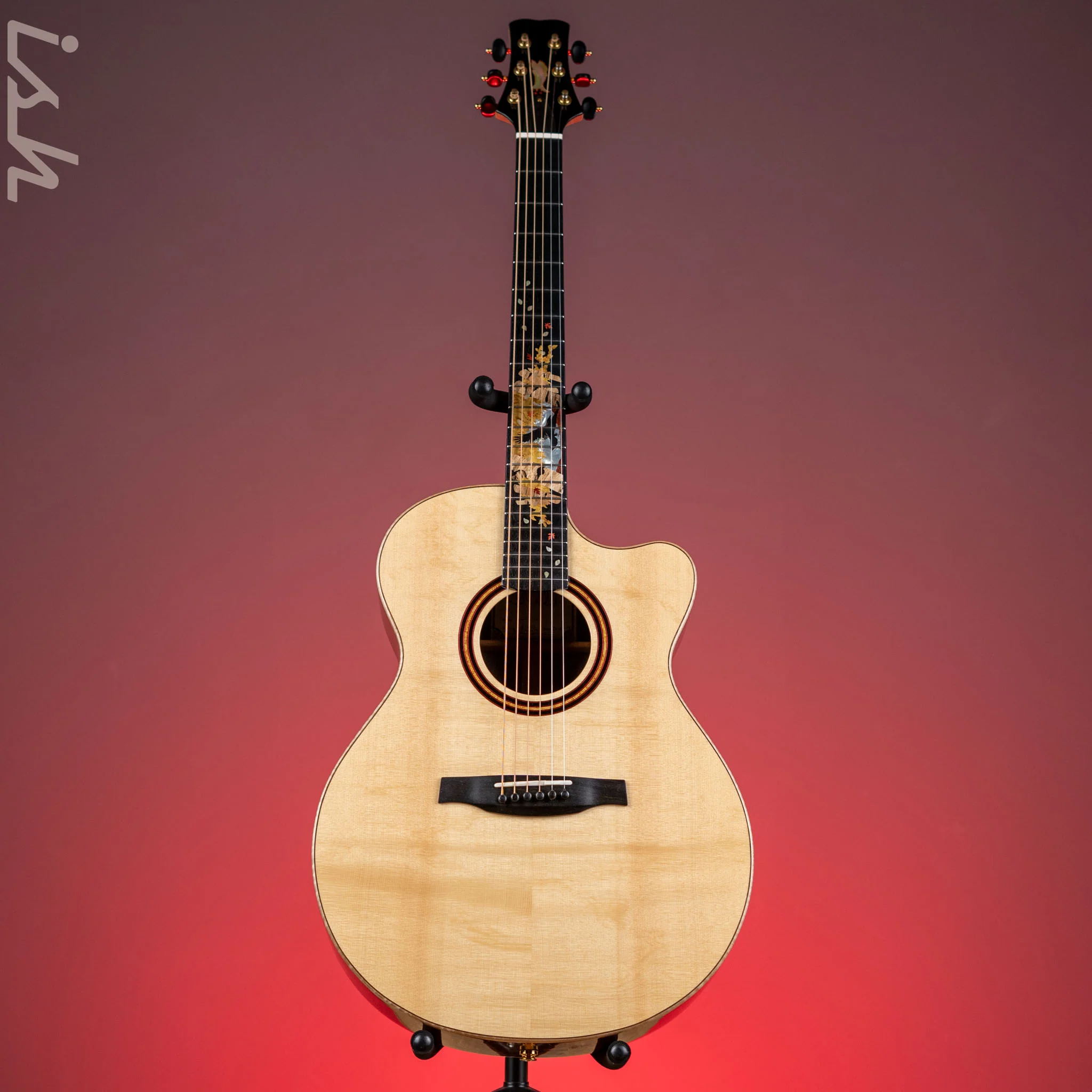 2018 PRS Private Stock Angelus Acoustic Guitar - Image 2