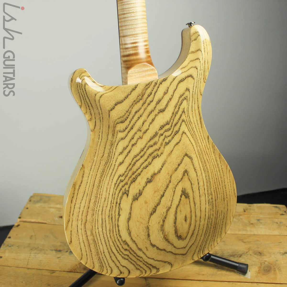 2018 PRS Private Stock Short Scale Hollowbody Bass Spalted Maple - Image 12